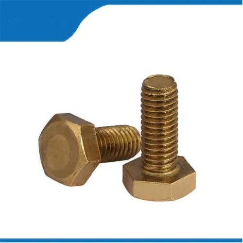 Free shipping 10pcs M4 m4*L Copper Metric Thread Screws DIN933 Brass Hexagon Bolt Hex Head Screw | Обустройство дома