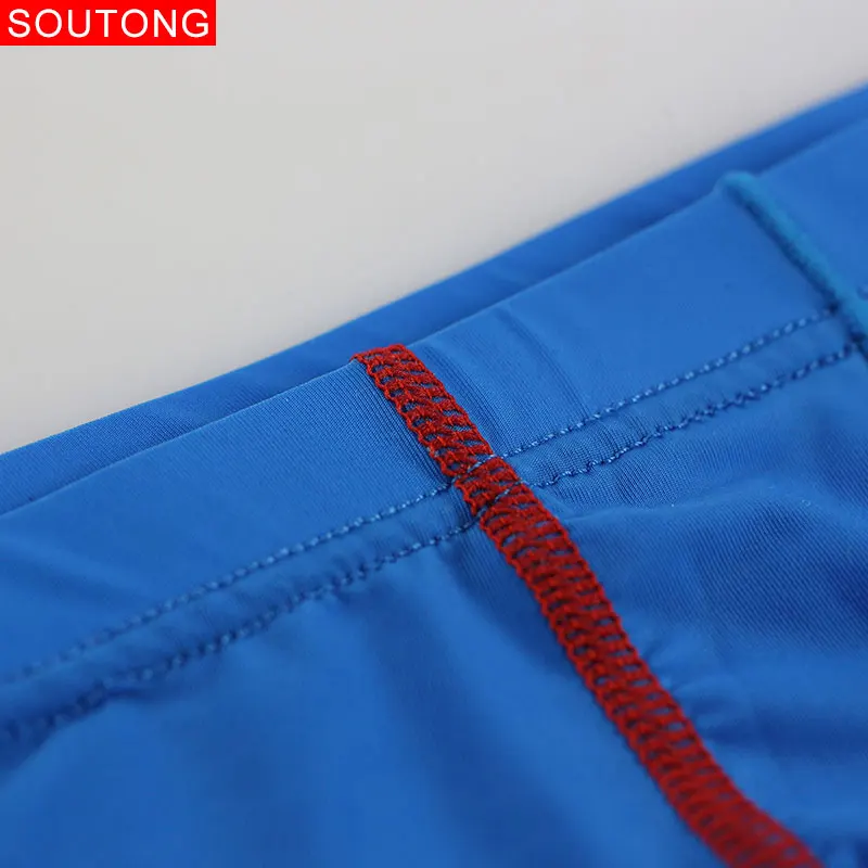 Soutong 2019 Мужское нижнее белье шорты Для мужчин трусы-боксеры из Ice Silk гладкой