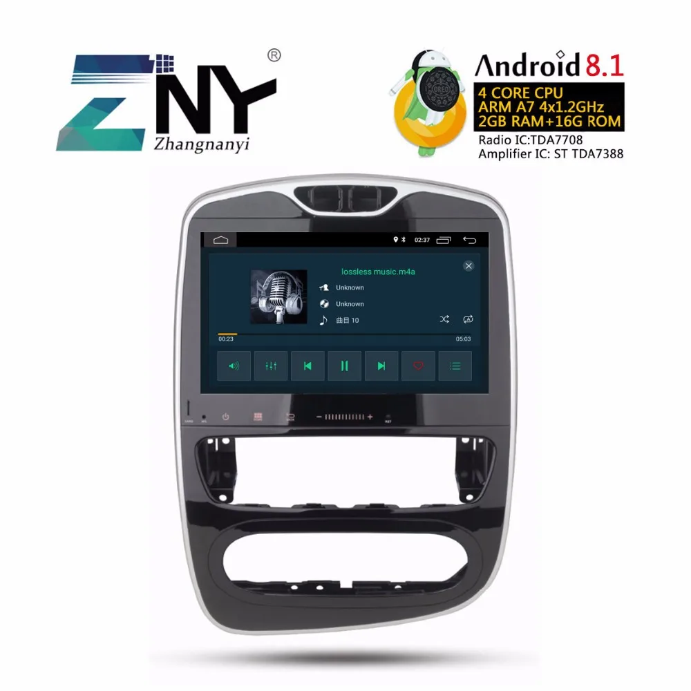 10 1 &quotAndroid 8 автомобильный Стерео Авторадио для Renault Clio 2013 2018 gps FM RDS Мультимедиа