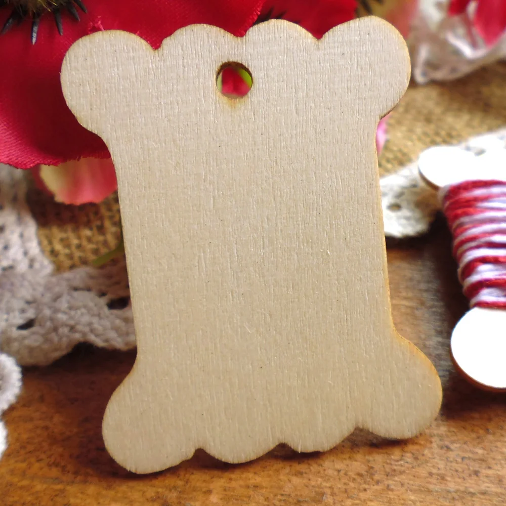 25 шт. деревянные нитки ленты шпагат пустые закладки ручной работы Подарочные