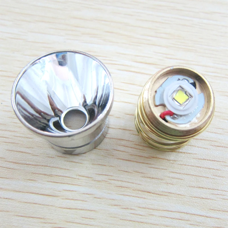 Холодный белый CREE XML L2 XM-L2 с отражатель al, пружина, 3,7 v~ 4,2 v светодиодный драйвер, медный радиатор для светодиодный фонарик