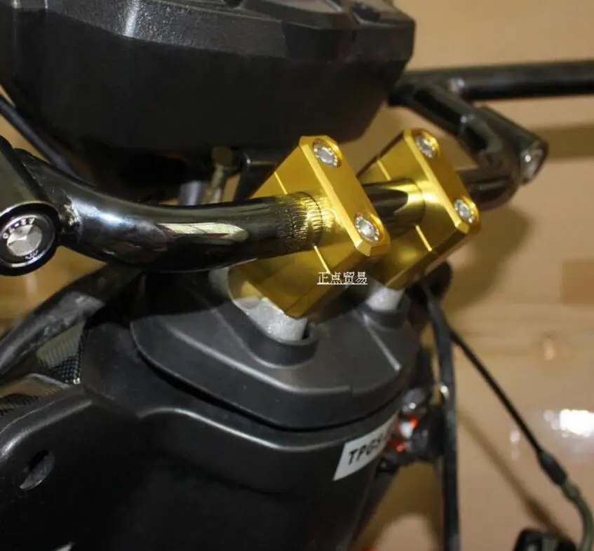 CNC motorcycle handlebar riser Heightening device for Honda CB400 MSX125 FORZA MF06/08/10 M3 PCX125 XJR400 bws125 | Автомобили и