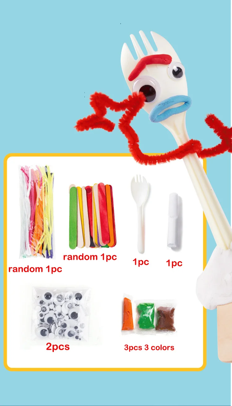 1-5 шт./компл. фильм Pixar Toy Story 4 Forky Kid ремесло ручной работы искусство DIY подарки