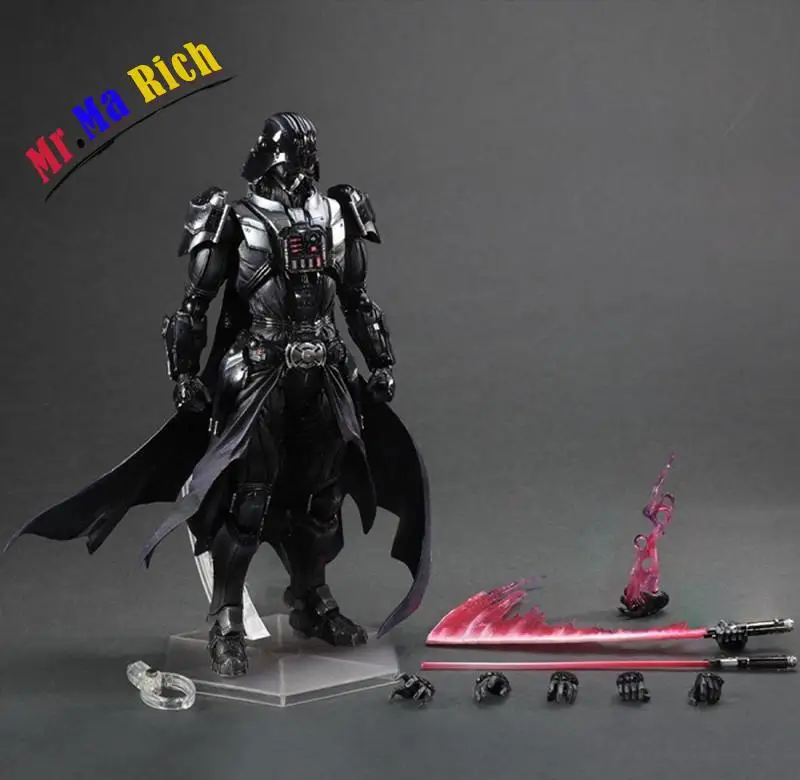 Звездные войны экшн фигурка PlayArts Kai Darth игрушки с Вейдером Коллекция Модель ПВХ 275 мм Звездные войны, Вейдер Play Arts Kai