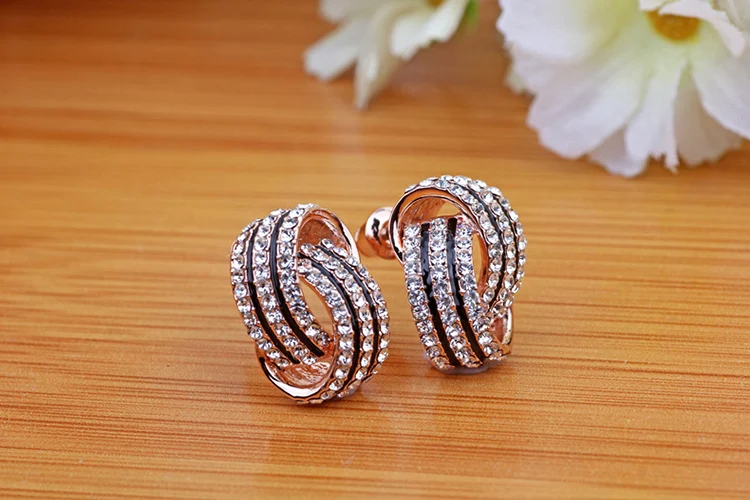 Европейская и американская Классическая Bijoux серьга геометрической формы винтажные винтовые серьги-гвоздики для женщин модные брендовые ювелирные изделия