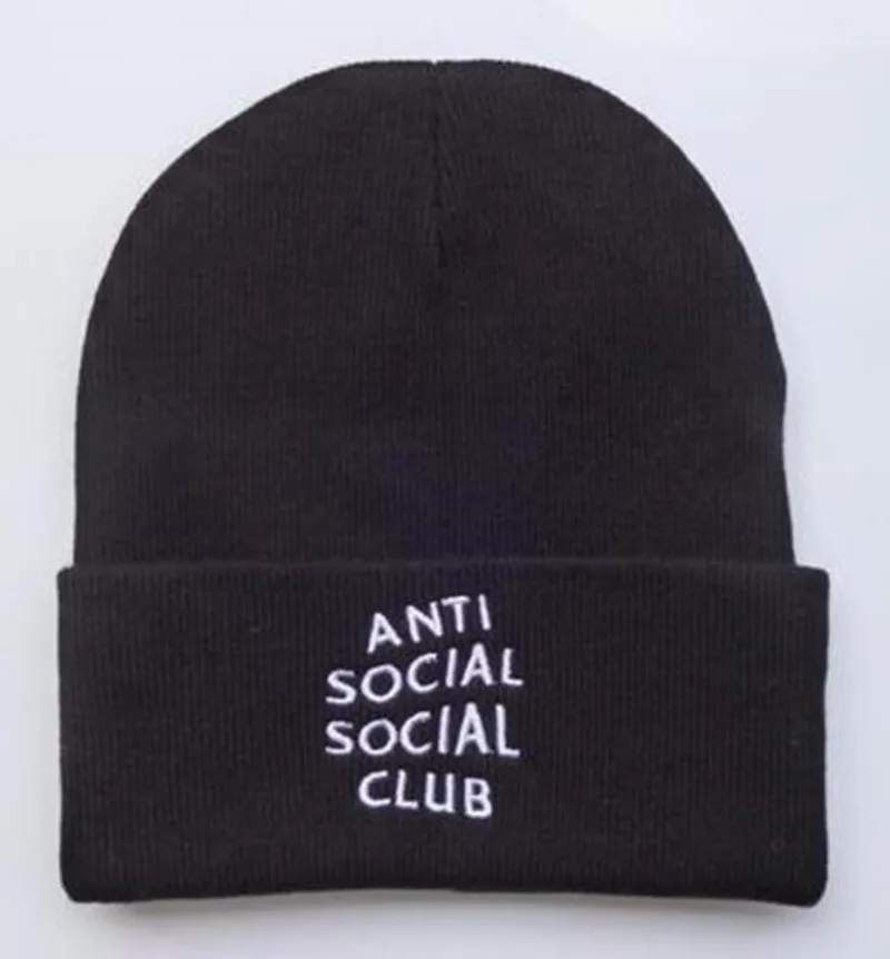 2016 Новая Шляпа Женский Анти Social Club Вышитые Печатных Hat Трэвис Scotts Теплые Мужчины И