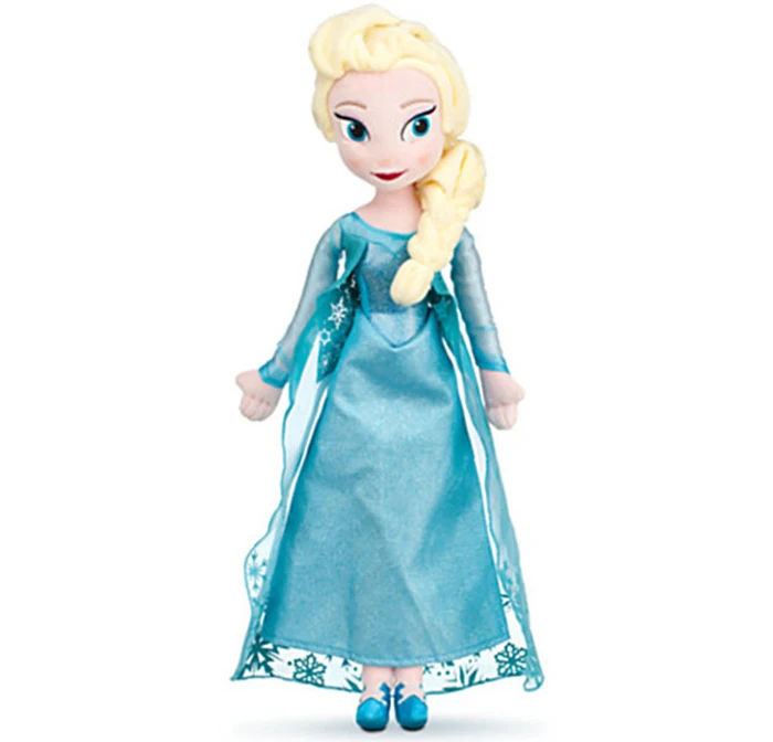 New 50CM dolls Plush Toys Princess Anna and Elsa Doll soft Kids toys for Girls Children | Игрушки и хобби