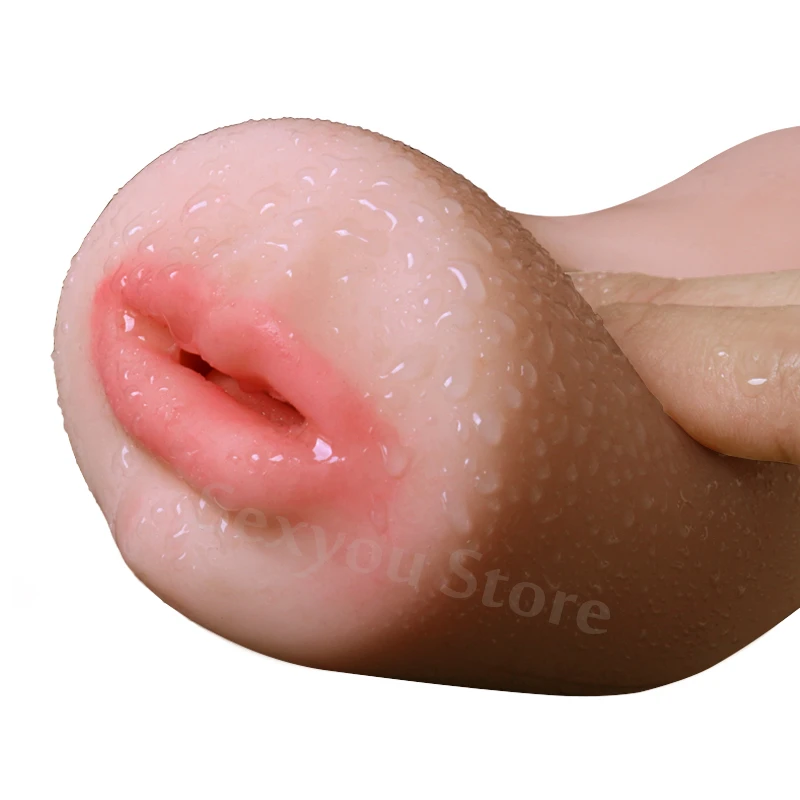 Глубокий секс Pocket Pussy Stroker оральный рот орального секса Секс игрушки для мужской