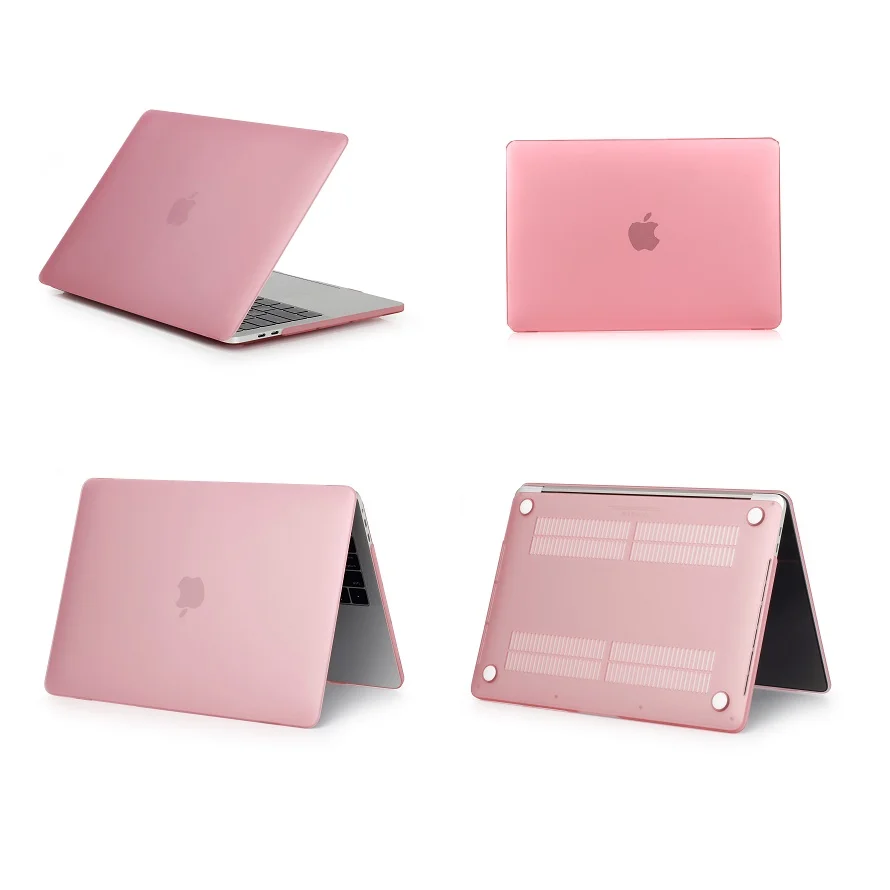 Прозрачный матовый прорезиненный жесткий чехол для Macbook Pro 13 3 15 4 New Retina 12 &quotAir 11 2018
