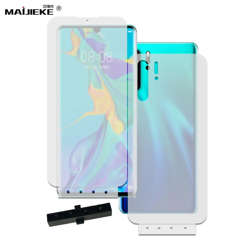 10D Передняя и задняя мягкая ТПУ пленка для Huawei P30 20 Pro Lite Mate 10 X Nova 3 4 Гидрогелевая