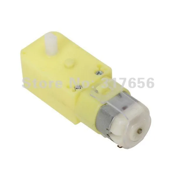  20 шт./лот желтый 5000 об/мин одноосевой двигатель коробки передач постоянного тока