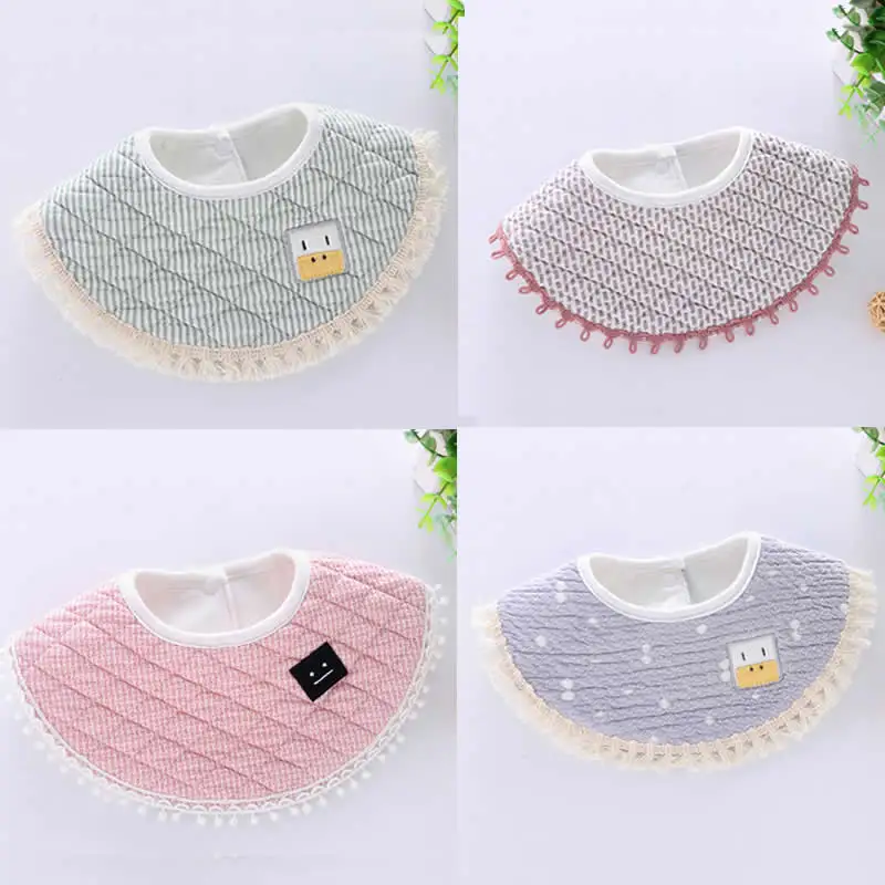 Baby Bibs Cotton Feeding Apron Girls Cartoon Scarf Collar Burp Cloth 360 degree European saliva bib | Детская одежда и обувь