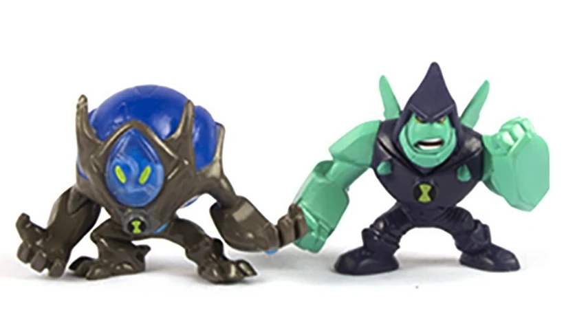 1 шт. мультфильм Бен 10 Фигурки ПВХ Модель четыре руки Heatblast Wildmutt обновления BEN10 статуя ребенок подарок игрушка
