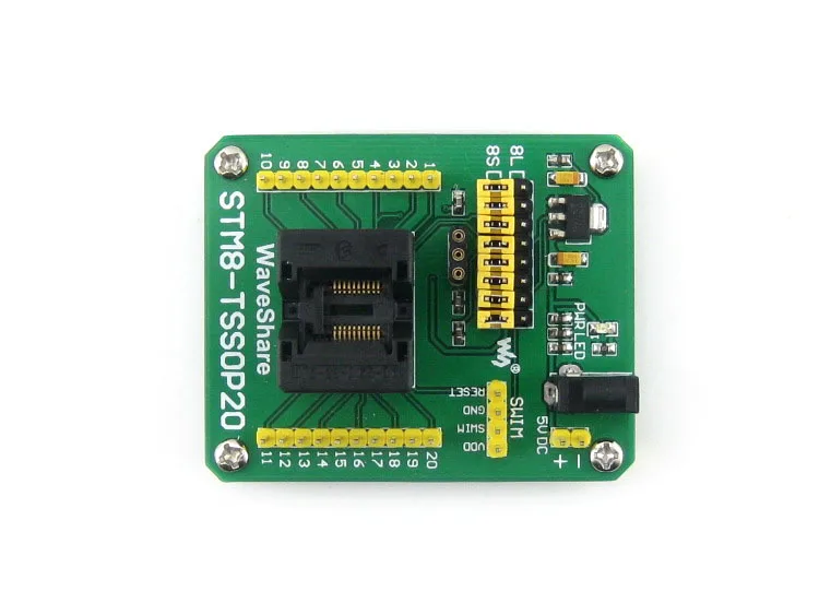 STM8-TSSOP20 STM8 STM8S программируемый адаптер IC тестовый разъем для посылка SSOP20 пакет 0 65