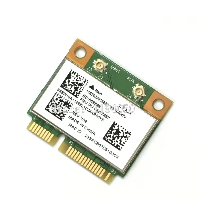 BCM43142 Беспроводной карты для Thinkpad Edge E430 E530 E531 E431 E545 04W3837 BCM943142 BT4.0 Беспроводной карты для thinkpa WLAN 4314