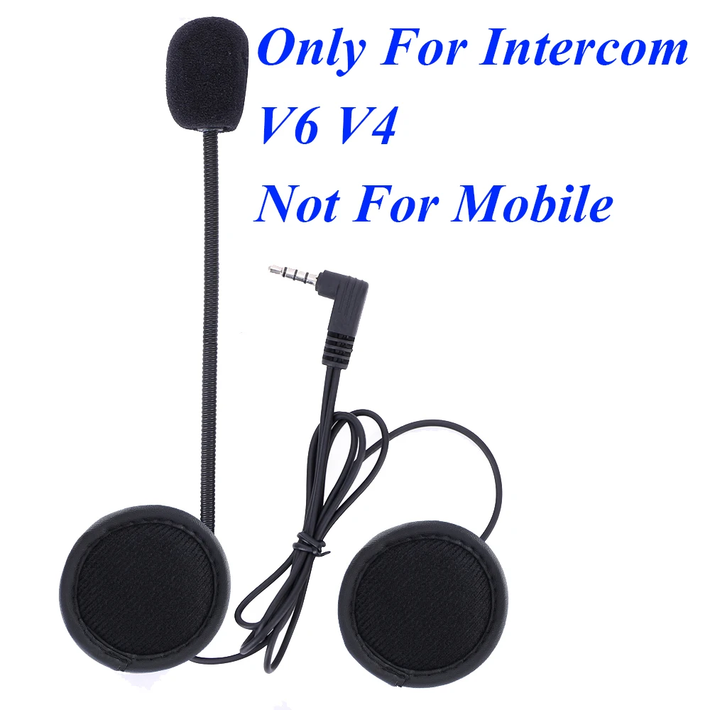 V6 аксессуары для домофона 3 5 мм разъем наушников стерео комплект V4 Bluetooth Интерком