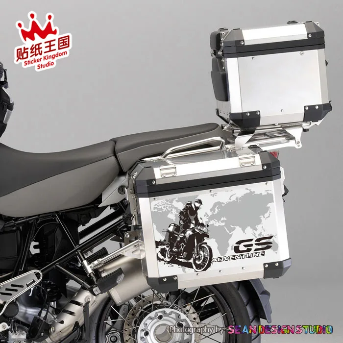 

For BMW Motorrad F650GS F700GS F800GS R1200GS ADV Adventure Camouflage Case Cover Stickers Side Case Set Decals Waterproof M 22