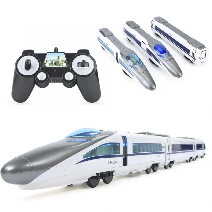 E636 2,4G 6CH RC игрушечный поезд 1/20 дистанционное управление высокоскоростная железная дорога поезд электрический моделирование поезд модель игрушки