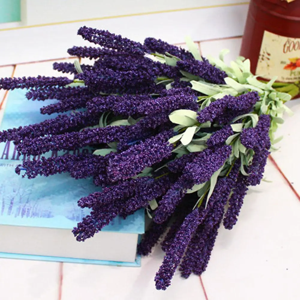 TPFOCUS имитирует Букет Лаванды искусственный цветок домашнее свадебное украшение