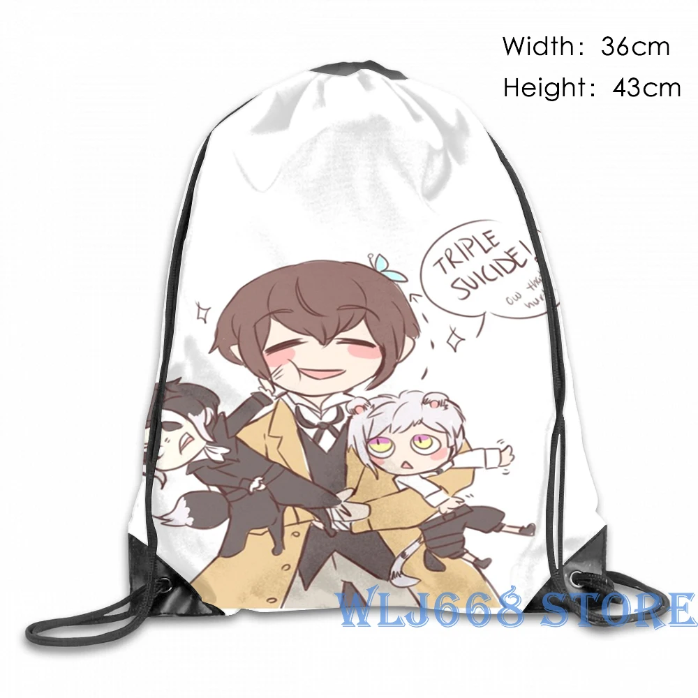 Funny graphic print shoulder Bags women Bungou Stray Dogs(2) Single shoulder backpack travel for men Gym Bag