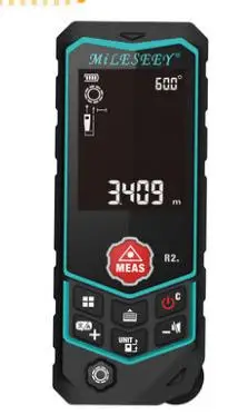Mileseey R2/R2B Bluetooth лазерный дальномер лазер лазерный дальномер с линейкой Дальномер Рулетка - Цвет: R2