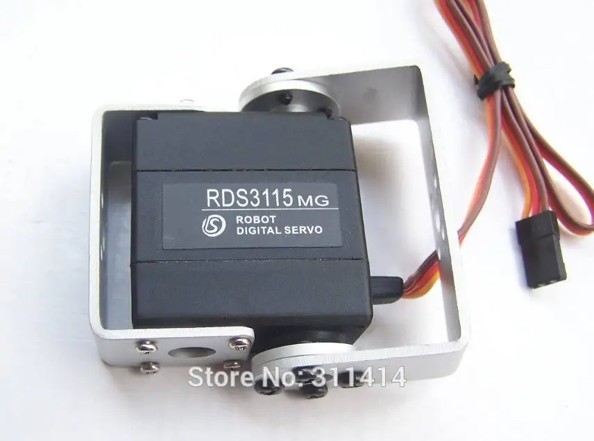 Металлический сервопривод RDS3115 4 шт./лот 15 кг/см цифровой Arduino с кронштейном для