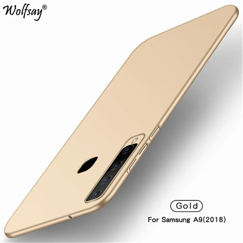 For Samsung Galaxy A9 2018 Case Luxury Thin PC Smooth Hard Phone Cover Shell |