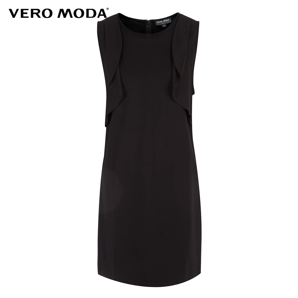 Vero Moda абсолютно новый уличный стиль o образным вырезом сзади молнии leeveless стрейч