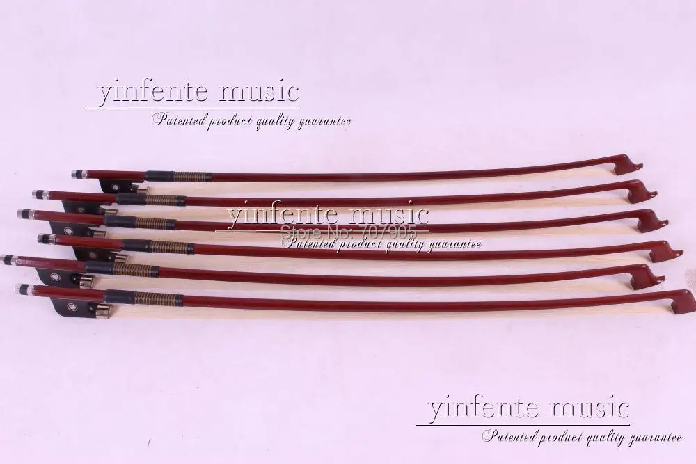 Новинка 10 шт. Бразильская древесина 4/4 с бантом виолончелью прямые из черного