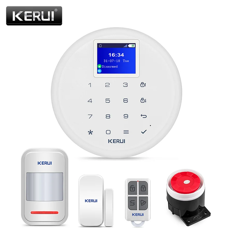 Беспроводная система охранной сигнализации KERUI G17 для дома GSM iPhone IOS Android