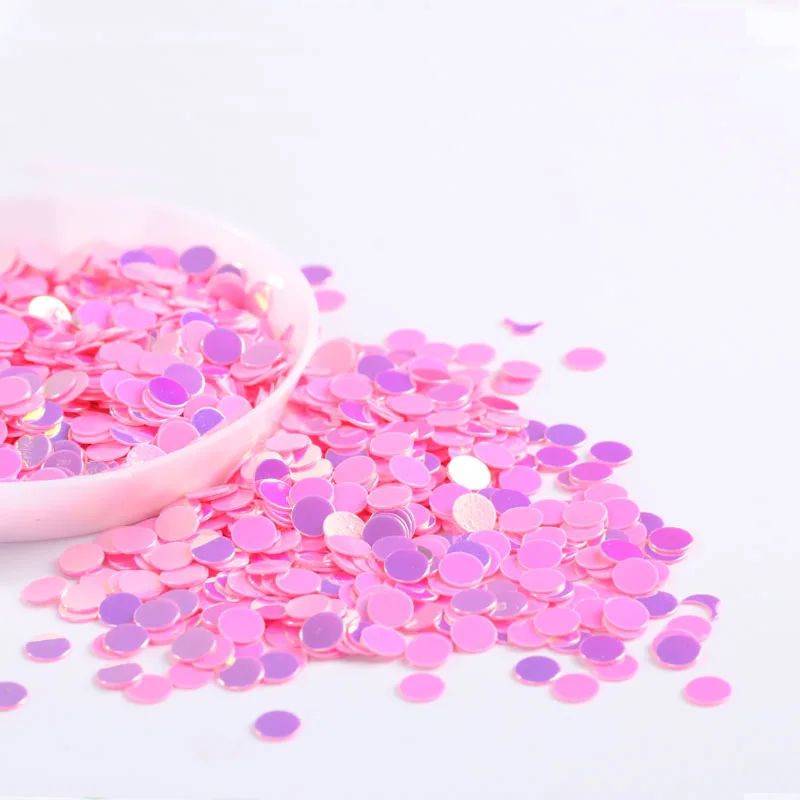 JG Pink 10 г/лот, мульти размер, 1-4 мм, круг, форма точки, ПВХ, свободные блестки, пайетки, вечерние, для ногтей, блестки, свадебные конфетти украшения - Цвет: JG Pink