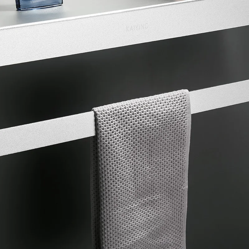 KAIYING Alumimum Bathroom Towel Rack Wall-mounted Double Holder Clothes Organizer Storage Shelf Accessories | Обустройство дома