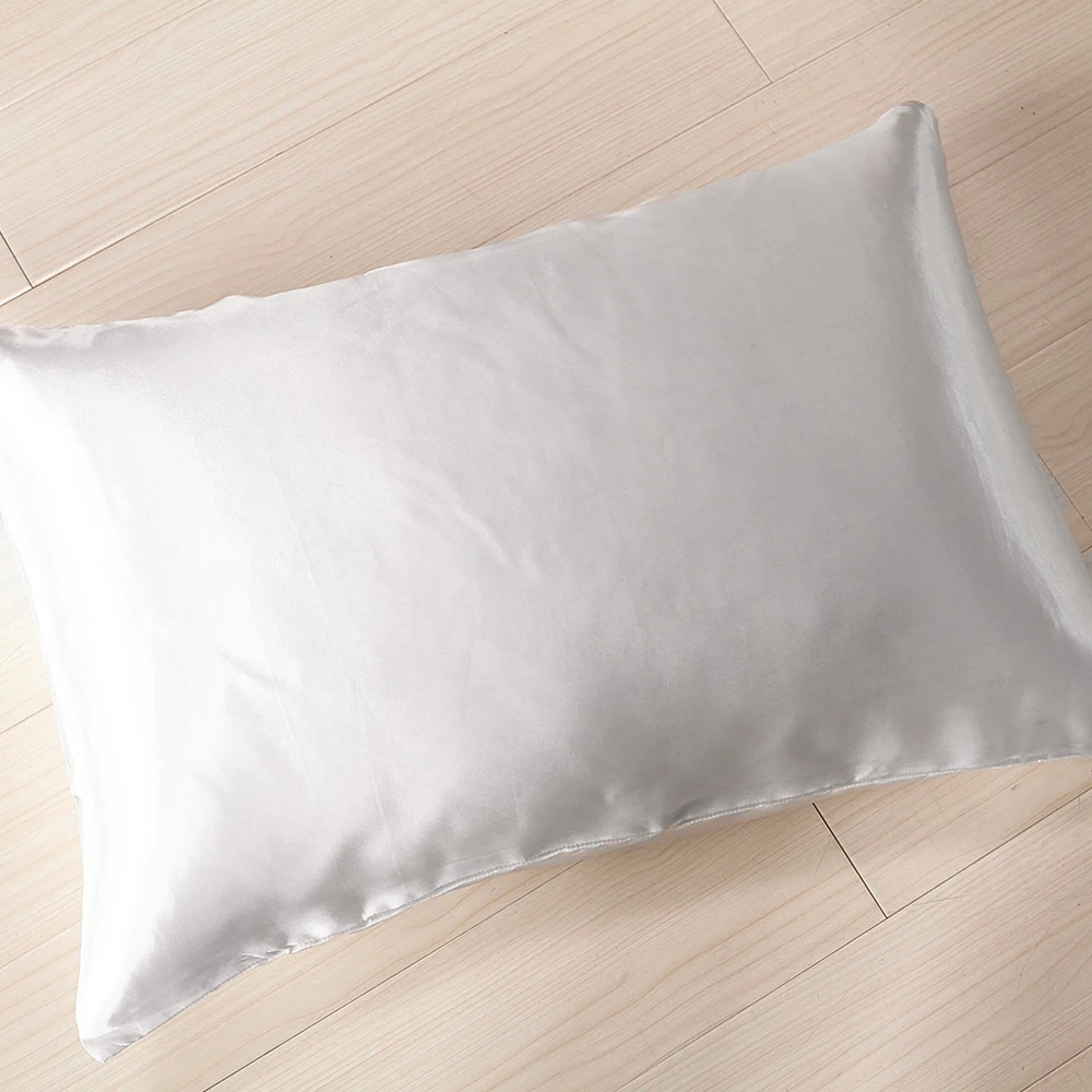 Мягкие шелковые наволочки конверты для США 2 шт./компл. чехол подушки шелковистая