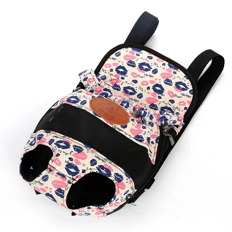 Dog Carrier Backpack Lightweight Mesh Colorful Travel Outdoor Products Breathable Shoulder Bags for Small Cat Chihuahua Gift | Дом и сад
