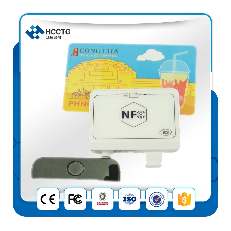 China Hot! 3.5mm audio jack MPOS NFC Mobile Card Reader--ACR35 | Компьютеры и офис