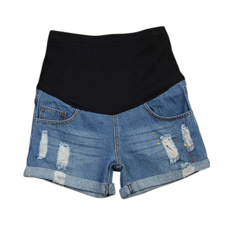 2015 летние новые джинсы хлопок беременных женщин шорты белье брюки уход живот - Фото №1