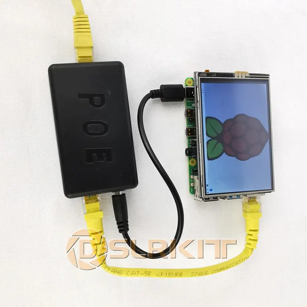 DSLRKIT 5V 3A 4A 20 ватт Gigabit Raspberry Pi 4 4B активный сплиттер PoE USB TYPE C Ethernet | Безопасность и