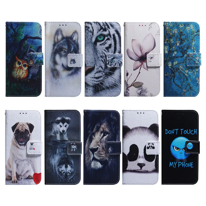 

PU Leather Wallet Cover Case For Huawei P Smart Plus Coque Flip Soft Silicone SmartPhone Bag For Huawei Nova 3i Funda Case Capa