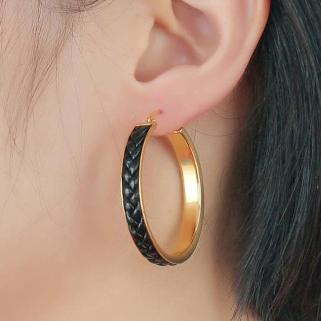 Китай Заводская Trendsetter Jewelry Нержавеющая сталь клуб Хип-хоп серьги Цитата Для