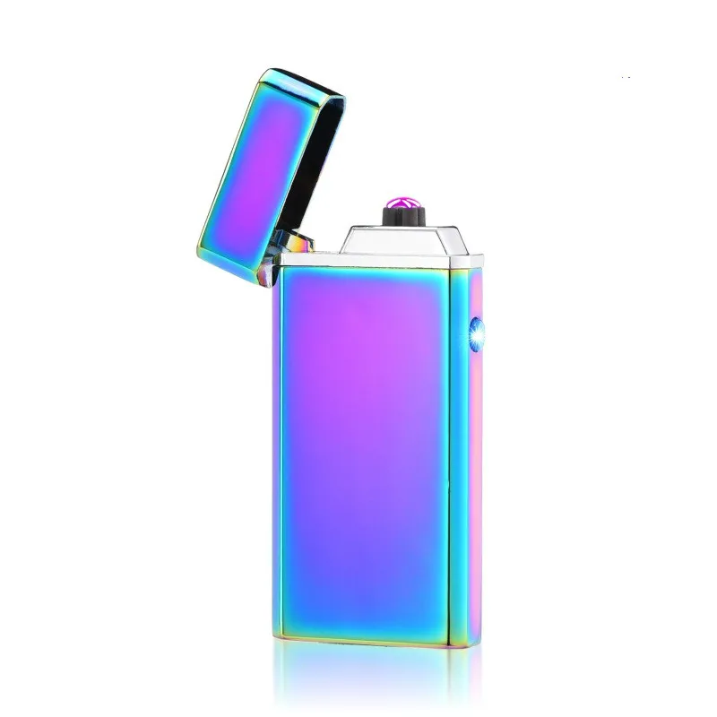 Новинка USB перезаряжаемая дуговая плазменная ветрозащитная Зажигалка без газа