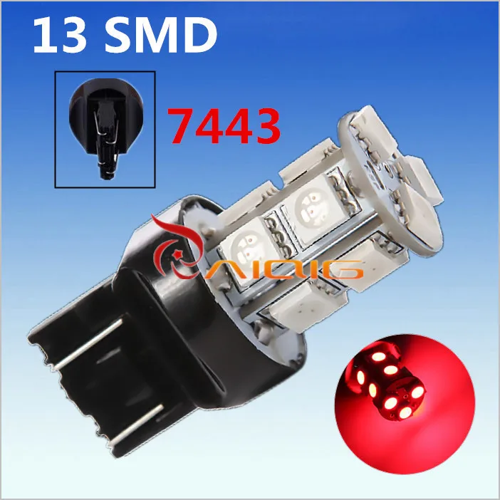 7443 7440 T20 13 SMD 5050 крассветодиодный светодиодная автомобильная лампа w21/5 Вт