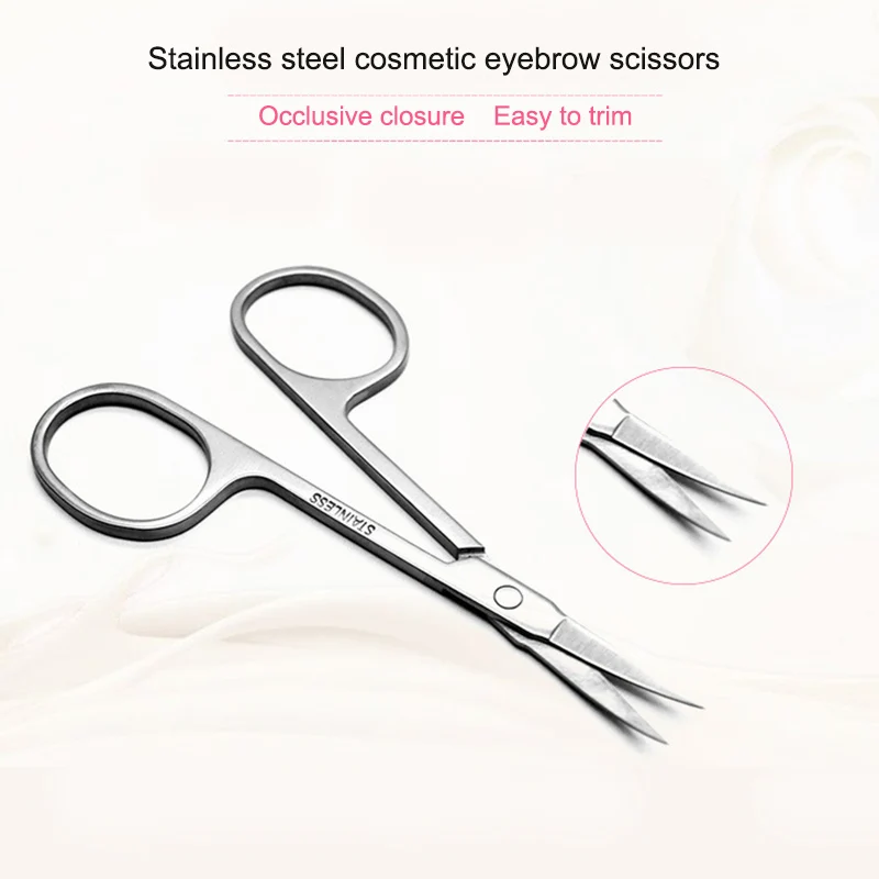 Stainless Steel Sharp Tip Eyebrow Makeup Scissors Face Hair Trimming Tweezer Beauty Tool TY99 | Красота и здоровье