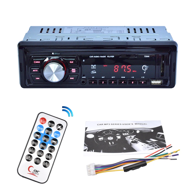 1044 Универсальный 1 Дин радио 1Din аудио стерео MP3 плеер одного Din FM USB Порты и разъёмы