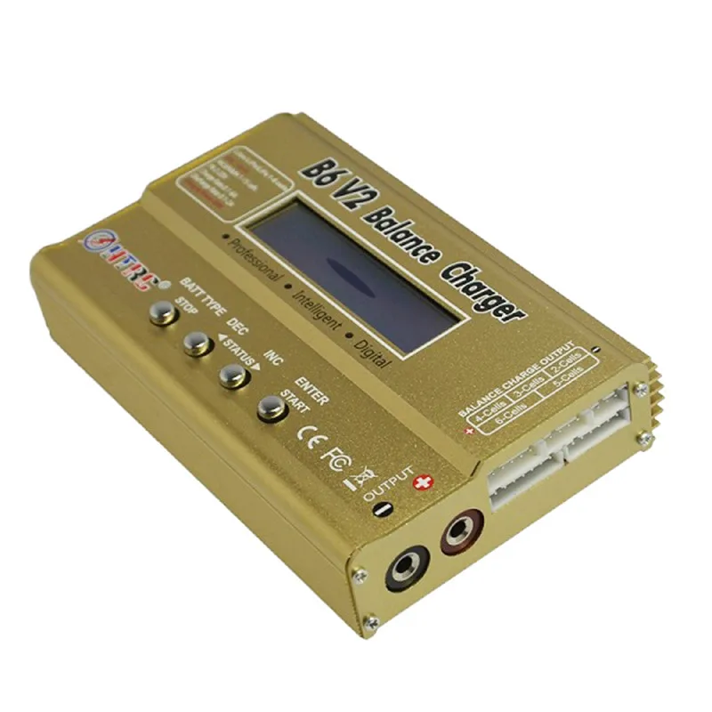 HTRC B6 V2 80 Вт 10A цифровой Радиоуправляемый аккумулятор зарядное устройство
