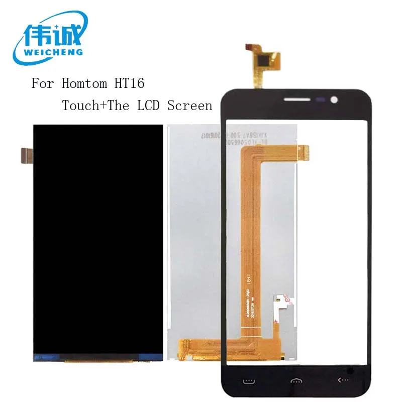 WEICHENG тестирование для Homtom HT16 ЖК дисплей Дисплей + сенсорный экран Экран сборки