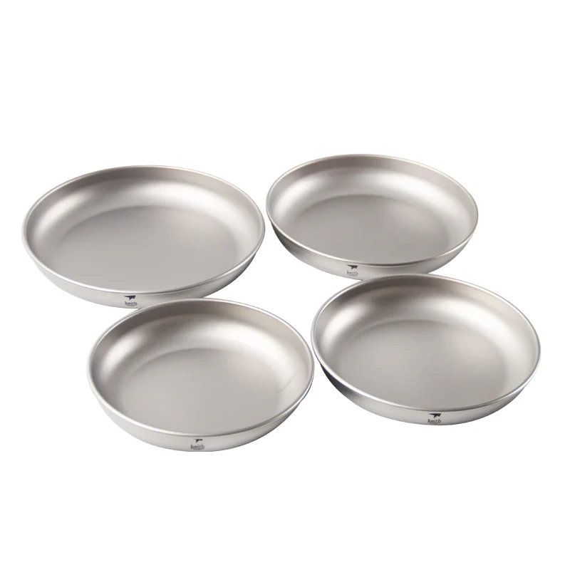 Кит титановая тарелка титановый горшок для кемпинга посуда улицы чаша|outdoor