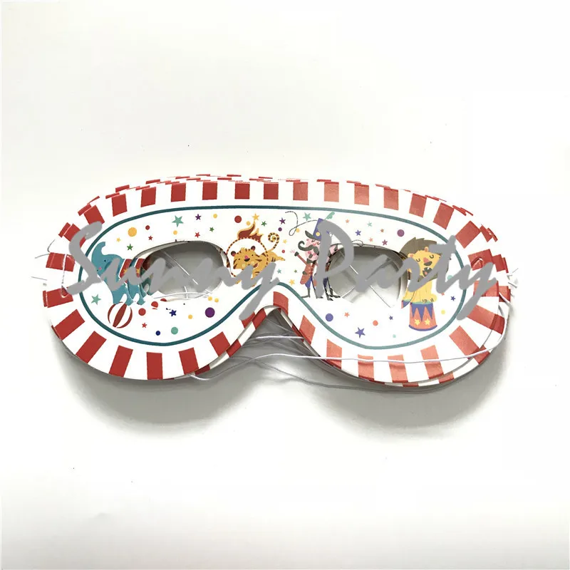 60 шт./партия креативная цирковая тематика одноразовая посуда набор бумажных