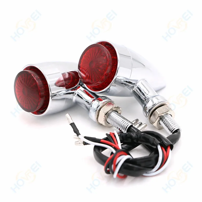 1 пара светодиодсветильник поворотники в стиле ретро для мотоцикла |