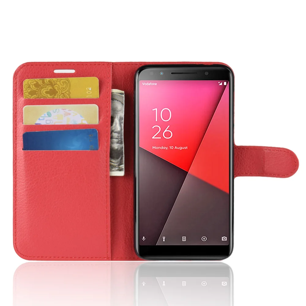 Vodafone Smart N9 Чехол Smart N9 Lite caseluxury чехол-кошелек из искусственной кожи задняя крышка чехол для телефона Vodafone Smart N9 N9Lite чехол с откидной крышкой