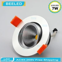 dimmable led downlights 3w 5w 7w 3 pieces in pack dimmer recessed led spot lamp led ceiling lights spot lamps bulb 110v 220v